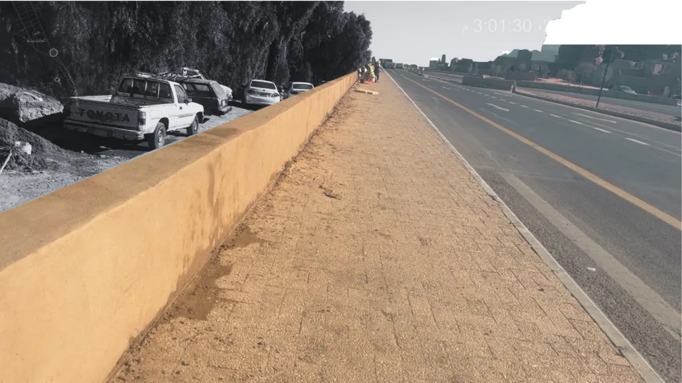 Retaining Wall Project - AlUla detail 2